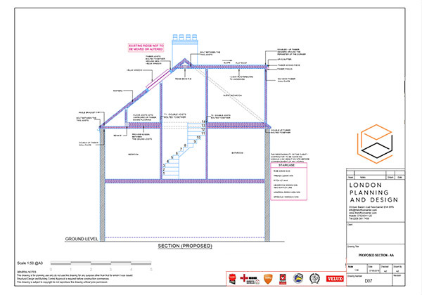 Planning Drawing, North London, Frien Barnet