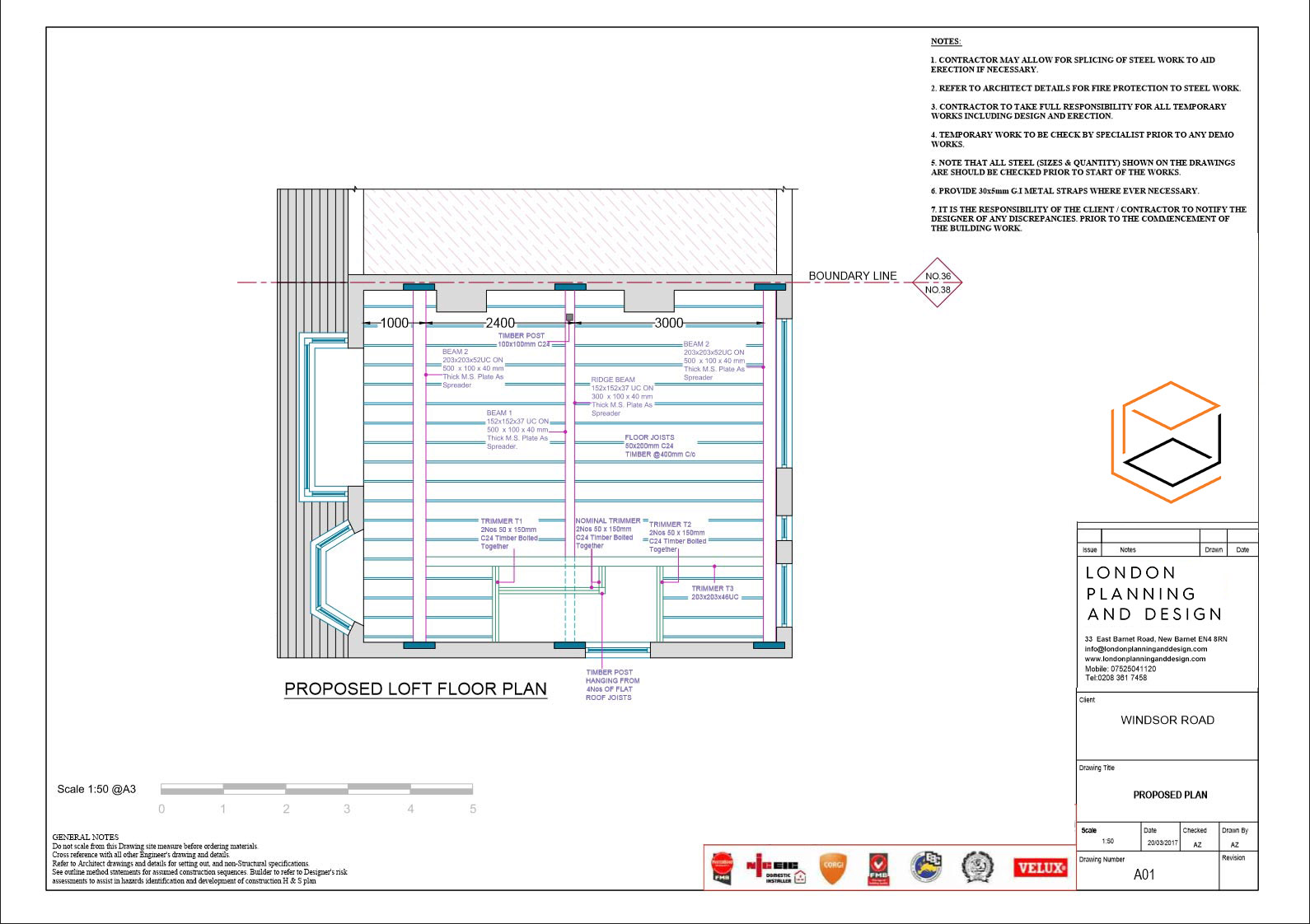 Structural Calculations drawings