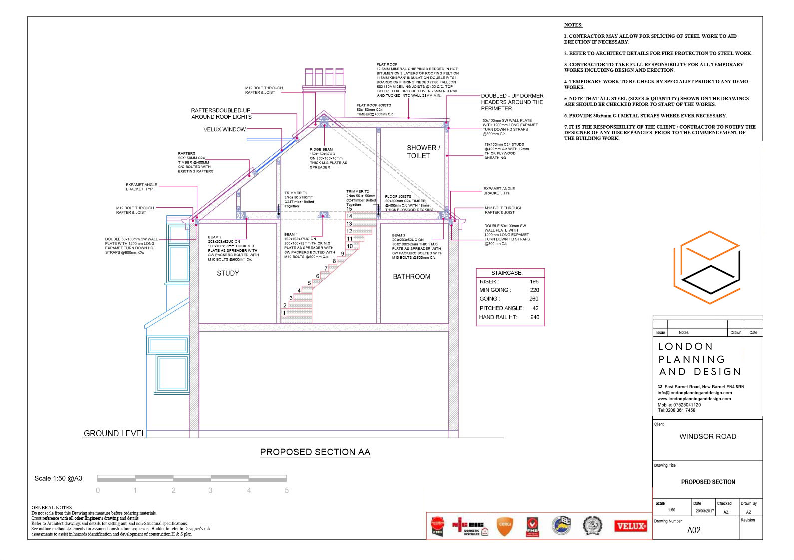 Structural Calculations drawings