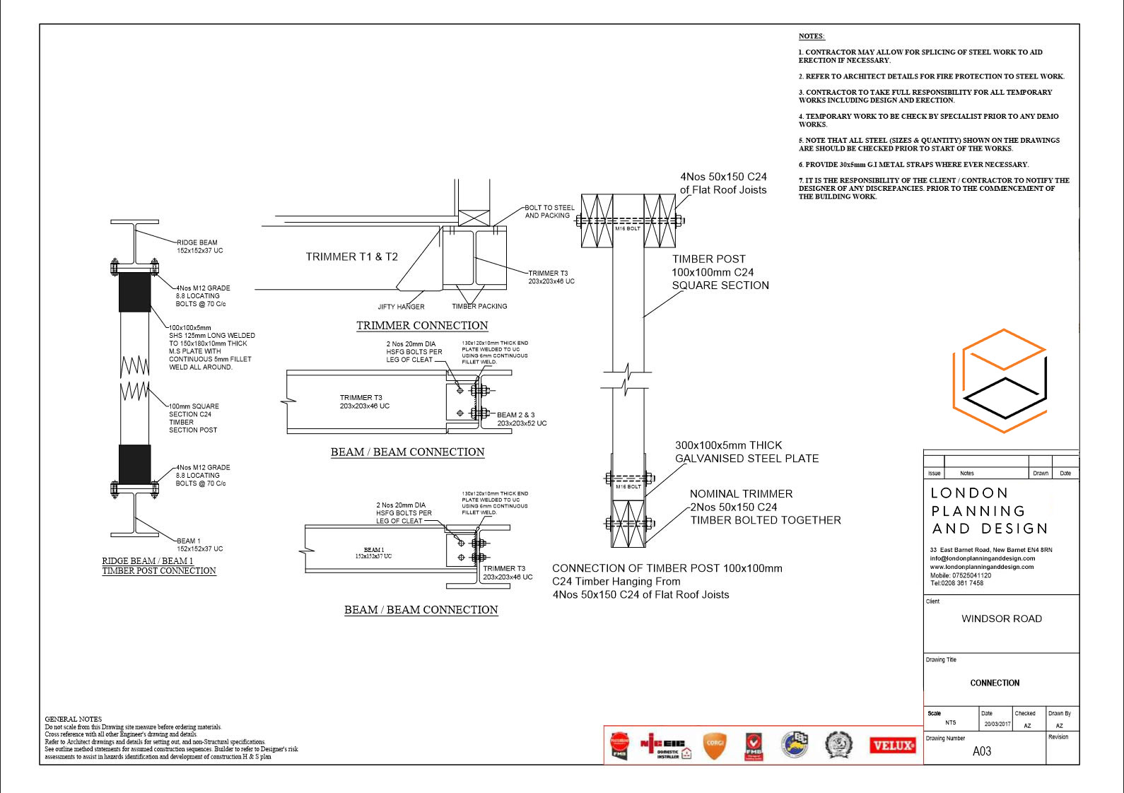 Structural Calculations drawings